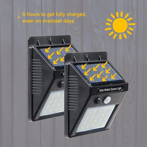 ahorrar luz jardin con luces led solares